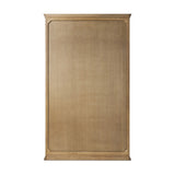 Featuring Dawes Weathered Oak Cabinet by Four Hands at Amethyst Home. Work the timeless charm of a vintage find into your collection. Weathered oak cabinetry features softened mullions and rounded glass panels, with aged bronze barrel hinges and finial detailing. Generous storage and display options  empower you to create a space that tells your story.Overall . Amethyst Home provides interior design, new home construction design consulting, vintage area rugs, and lighting in the Austin metro area.