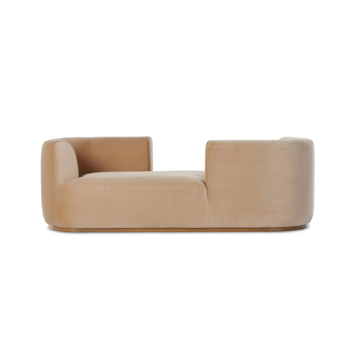 Deandra Surrey Camel Tete A Tete Chaise | ready to ship!