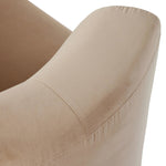 Featuring Deandra Surrey Camel Tete A Tete Chaise by Four Hands at Amethyst Home. Modern European inspiration and plush curves come head to head in this stylish chaise. Upholstered in a soft cotton/poly blend fabric that feels both casual and elevated. A base of Rosa Morada wood grounds the entire piece.Overall Dimensions: 90.50"w x 38.00"d x 29.00"hWeight :. Amethyst Home provides interior design, new home construction design consulting, vintage area rugs, and lighting in the Portland metro area.