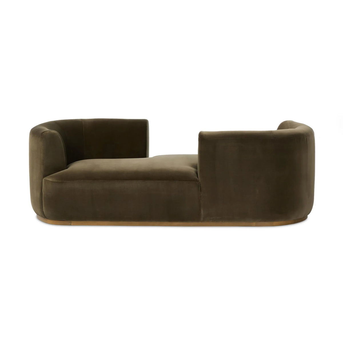 Deandra Surrey Olive Tete A Tete Chaise | ready to ship!