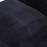Featuring Dottie Monte Navy Swivel Chair by Four Hands at Amethyst Home. The continuous form of this swivel chair creates a sleek look that elevates everyday seating. Upholstered in navy wool blend, its sleek design is complemented by a 360-degree swivel and pedestal base of solid parawood for a mixed media moment. Overall Dimensions: 29.00"w x 33.75"d . Amethyst Home provides interior design, new home construction design consulting, vintage area rugs, and lighting in the Newport Beach metro area.
