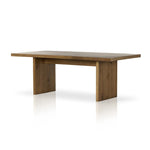 Featuring Eaton Amber Oak Resin Dining Table by Four Hands at Amethyst Home. Streamlined and stylish. A simple take on a traditional style, updated with modern styling details.Overall Dimensions: 84.00"w x 40.00"d x 30.00"hWeight : 170.86 lbsMaterials: Thick Oak Veneer, Solid Oak. Amethyst Home provides interior design, new home construction design consulting, vintage area rugs, and lighting in the Boston metro area.