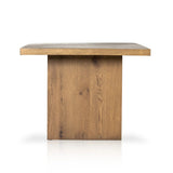 Featuring Eaton Amber Oak Resin Dining Table by Four Hands at Amethyst Home. Streamlined and stylish. A simple take on a traditional style, updated with modern styling details.Overall Dimensions: 84.00"w x 40.00"d x 30.00"hWeight : 170.86 lbsMaterials: Thick Oak Veneer, Solid Oak. Amethyst Home provides interior design, new home construction design consulting, vintage area rugs, and lighting in the Charlotte metro area.