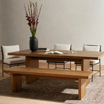 Featuring Eaton Amber Oak Resin Dining Table by Four Hands at Amethyst Home. Streamlined and stylish. A simple take on a traditional style, updated with modern styling details.Overall Dimensions: 84.00"w x 40.00"d x 30.00"hWeight : 170.86 lbsMaterials: Thick Oak Veneer, Solid Oak. Amethyst Home provides interior design, new home construction design consulting, vintage area rugs, and lighting in the Laguna Beach metro area.