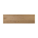 Simple and spacious, this oak dresser has six drawers paired with aged bronze and wood hardware. Waterfall shaping and soft-close undermount glides give a smooth finish Amethyst Home provides interior design, new home construction design consulting, vintage area rugs, and lighting in the Des Moines metro area.
