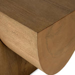 Featuring Elbert Rustic Oak Veneer Console Table by Four Hands at Amethyst Home. Natural beauty taking shape. A block-style pedestal base cradles a beam-like tabletop, all made from thick, light-finished oak veneer with oyster-cut ash accents.Overall Dimensions: 78.75"w x 17.75"d x 29.50"hWeight : 127.10 lbsMaterials : Thick Oak Veneer, Ash Oyster Veneer. Amethyst Home provides interior design, new home construction design consulting, vintage area rugs, and lighting in the Tampa metro area.