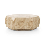 Featuring Elena Light Burl Coffee Table by Four Hands at Amethyst Home. Light poplar burl crafts an organic-looking shape, bringing a sense of moment to this design-forward coffee table. An understated plinth base finishes the look while adding intriguing balance of scale.Overall Dimensions: 45.50"w x 39.50"d x 16.00"hWeight : 80.91 lbsMaterials: Poplar Bur. Amethyst Home provides interior design, new home construction design consulting, vintage area rugs, and lighting in the Nashville metro area.