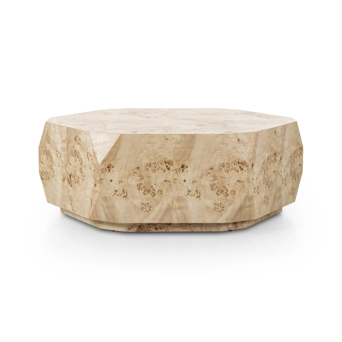 Elena Light Burl Coffee Table | shipping 10/28/2025