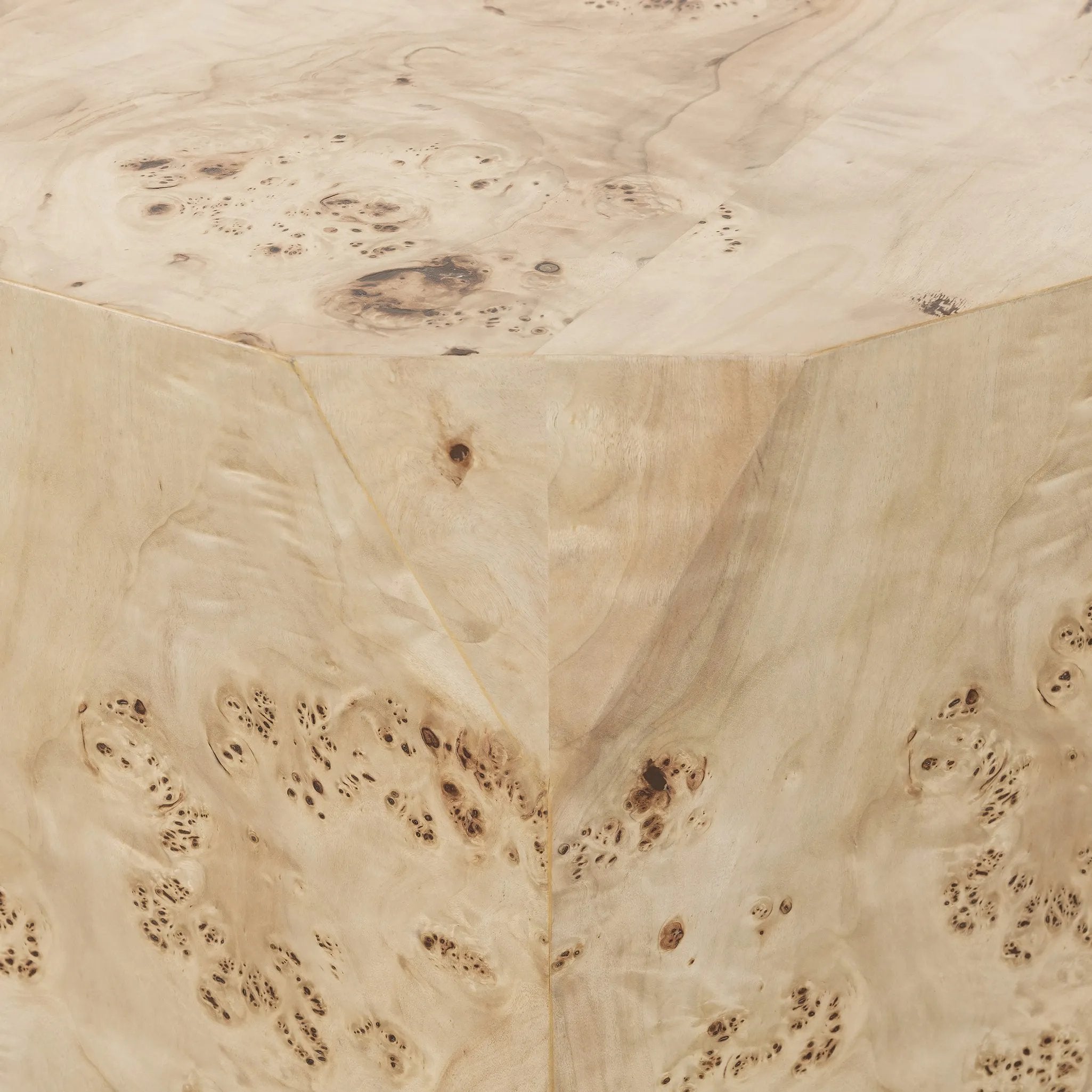 Featuring Elena Light Burl Coffee Table by Four Hands at Amethyst Home. Light poplar burl crafts an organic-looking shape, bringing a sense of moment to this design-forward coffee table. An understated plinth base finishes the look while adding intriguing balance of scale.Overall Dimensions: 45.50"w x 39.50"d x 16.00"hWeight : 80.91 lbsMaterials: Poplar. Amethyst Home provides interior design, new home construction design consulting, vintage area rugs, and lighting in the Newport Beach metro area.