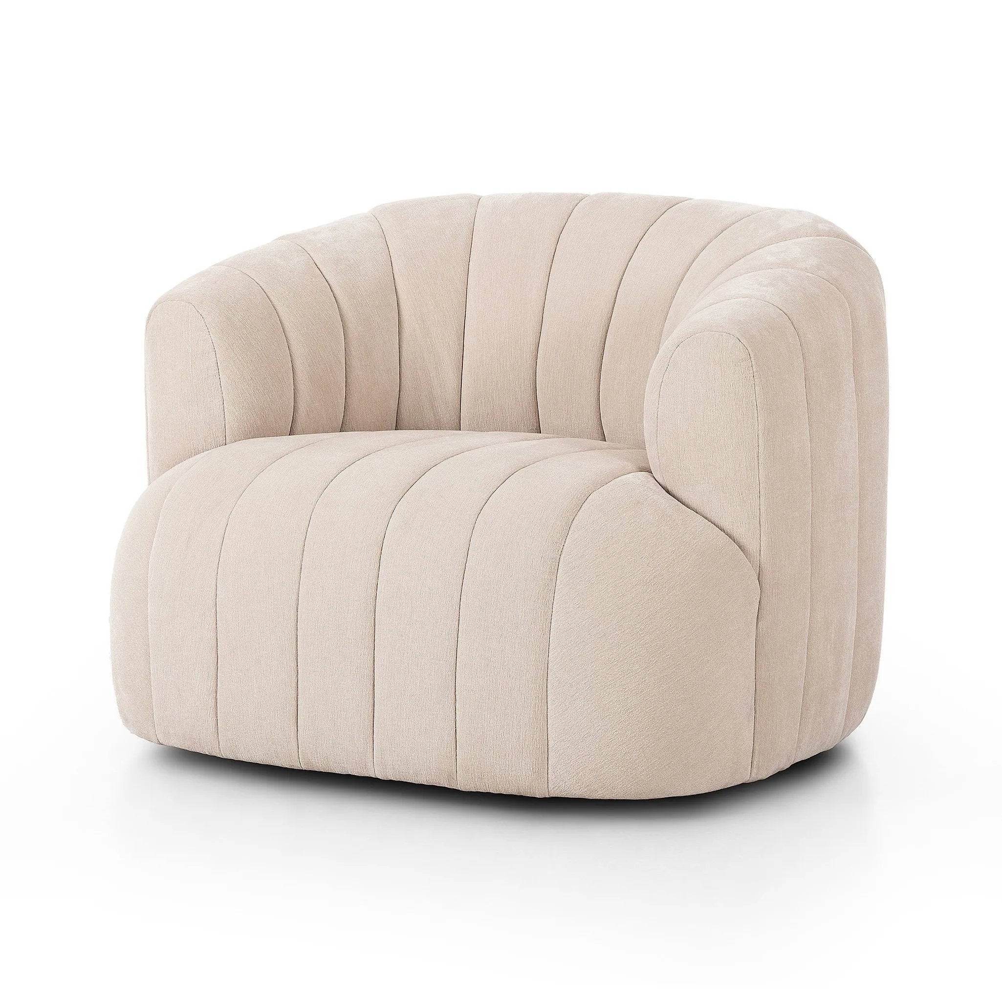 Meet the chair that offers it all: curves, color, texture, durability, and sustainability. All atop a modern 360-degree swivel. Easy to clean and made from fully recyclable materials, FIQA fabrics are machine-washable, stain-resistant, water-repellent and antimicrobial Amethyst Home provides interior design, new home construction design consulting, vintage area rugs, and lighting in the Nashville metro area.