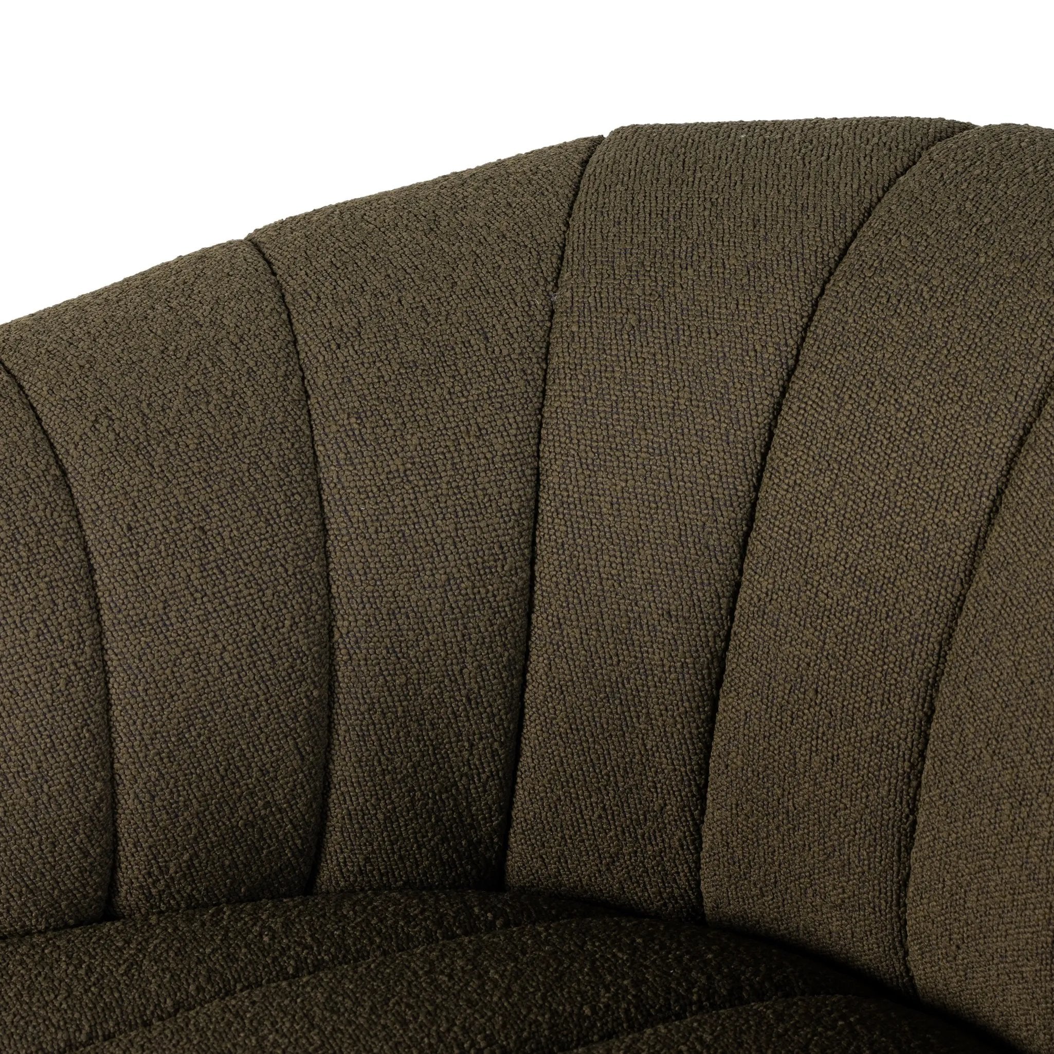 Meet the chair that offers it all: curves, color, texture, durability, and sustainability. All atop a modern 360-degree swivel. Easy to clean and made from fully recyclable materials, FIQA fabrics are machine-washable, stain-resistant, water-repellent and antimicrobial Amethyst Home provides interior design, new home construction design consulting, vintage area rugs, and lighting in the Alpharetta metro area.