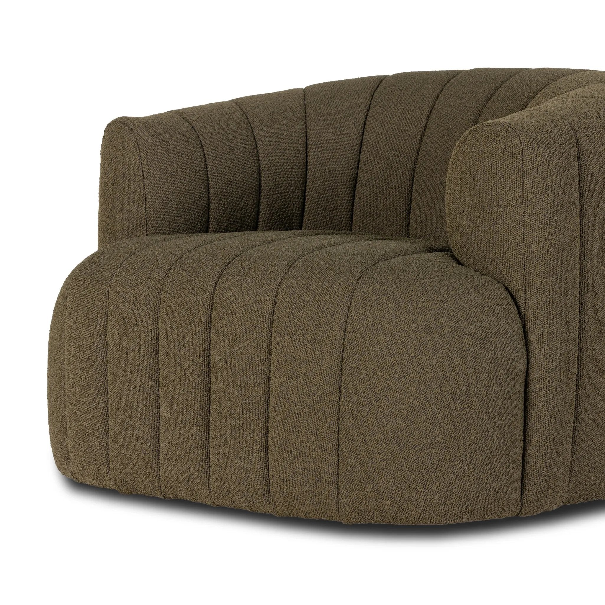 Meet the chair that offers it all: curves, color, texture, durability, and sustainability. All atop a modern 360-degree swivel. Easy to clean and made from fully recyclable materials, FIQA fabrics are machine-washable, stain-resistant, water-repellent and antimicrobial Amethyst Home provides interior design, new home construction design consulting, vintage area rugs, and lighting in the Boston metro area.