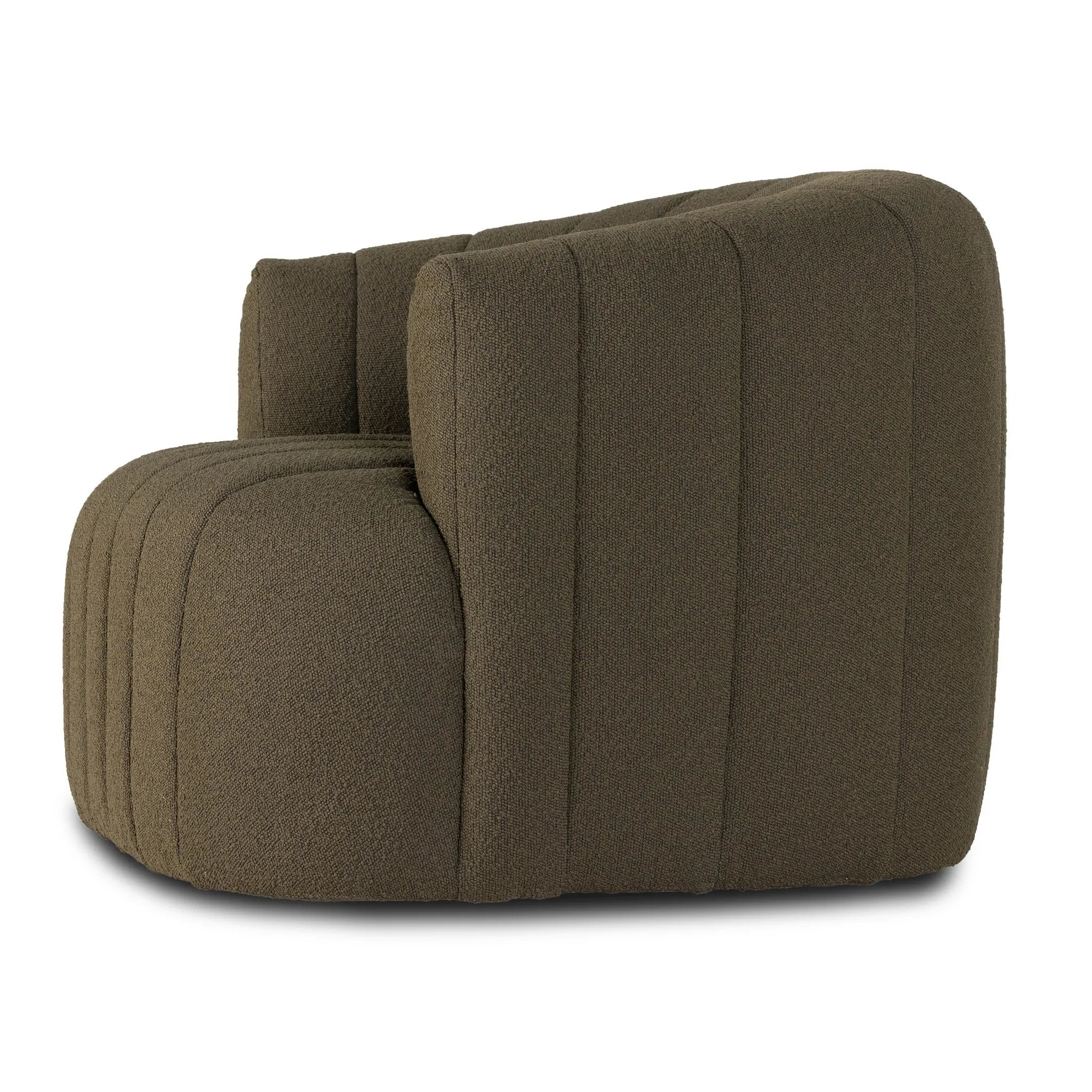 Meet the chair that offers it all: curves, color, texture, durability, and sustainability. All atop a modern 360-degree swivel. Easy to clean and made from fully recyclable materials, FIQA fabrics are machine-washable, stain-resistant, water-repellent and antimicrobial Amethyst Home provides interior design, new home construction design consulting, vintage area rugs, and lighting in the Calabasas metro area.