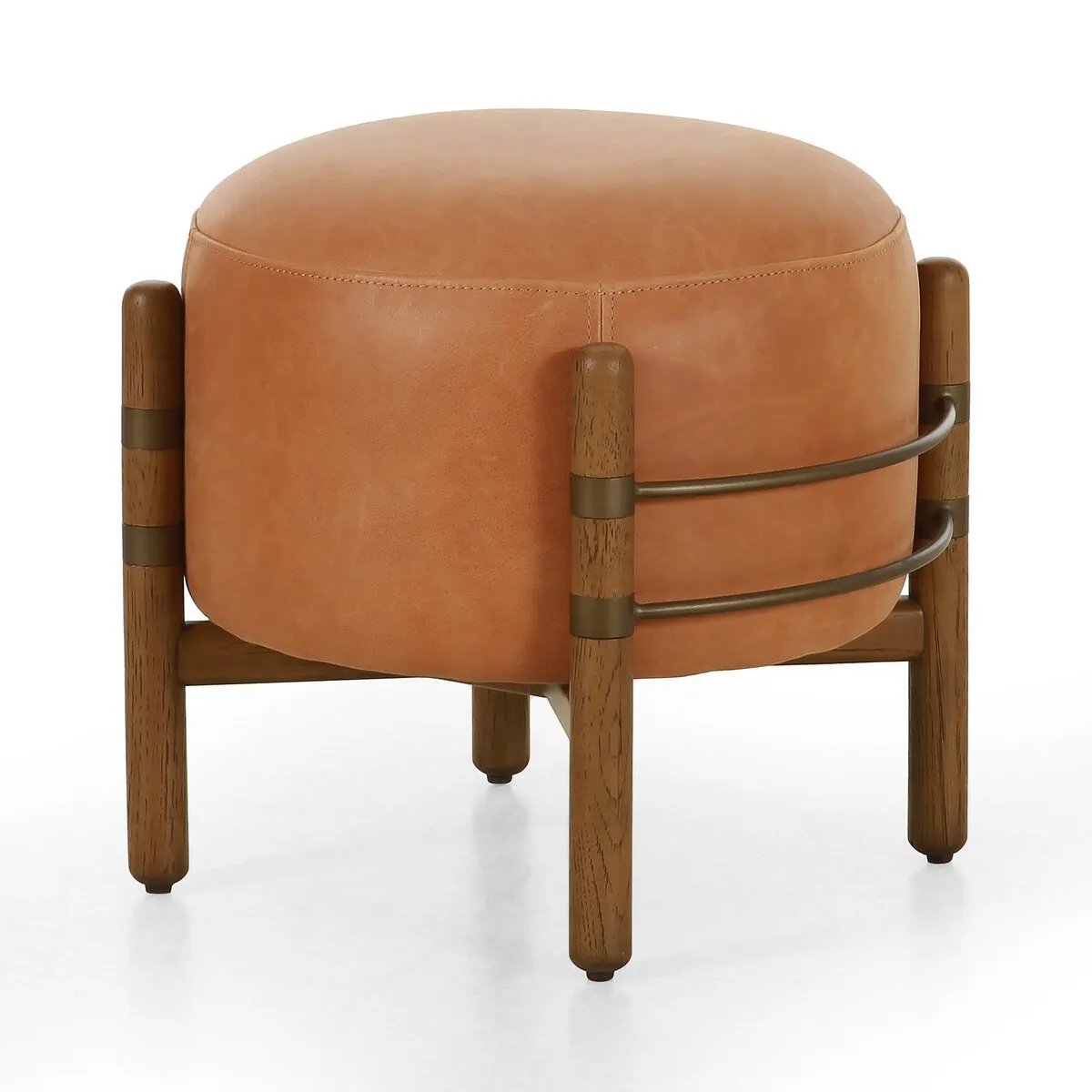 Featuring Enfield Palermo Cognac Ottoman by Four Hands at Amethyst Home. Expertly crafted with high-quality materials, the Enfield Palermo Cognac Ottoman is the ultimate addition to any living space. Its versatile design allows for use as a footrest, extra seating, or even storage. Made with precision and style, this ottoman brings both elegance and functio. Amethyst Home provides interior design, new home construction design consulting, vintage area rugs, and lighting in the Park City metro area.