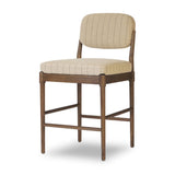 Featuring Esther Lavon Flint Bar + Counter Stool by Four Hands at Amethyst Home. Modern materials place an updated twist on the traditional bar stool. Linen/cotton blend cushioning features a faint pinstripe for a unique-while-versatile look. Simply framed by brown oak and perfect in pairs or multiples. Overall Dimensions: Counter:
21.25"w x 24.25"d x 40.00". Amethyst Home provides interior design, new home construction design consulting, vintage area rugs, and lighting in the Portland metro area.