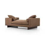 Featuring Everly Antwerp Cafe Tete A Tete Chaise by Four Hands at Amethyst Home. Classic goes contemporary. A cocoa-finished parawood base supports low, deep seating of performance-grade upholstery. Designed with track arms on both ends for a clean touch. Performance fabrics are specially created to withstand spills, stains, high traffic and wear, ensuring l. Amethyst Home provides interior design, new home construction design consulting, vintage area rugs, and lighting in the Portland metro area.