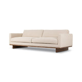 Classic goes contemporary. A brown-finished parawood base supports low, deep seating of high-performance fabric, with track arms for a clean touch.As enthusiasts of organic modern design at Amethyst, we love the nature inspired Everly Sofa - Irving Taupe. This item pairs well with other brands such as Loloi Rugs and is perfect for coastal homes Amethyst Home provides interior design, new home construction design consulting, vintage area rugs, and lighting in the Park City metro area.