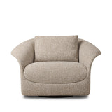 Featuring Ezra Yuma Dove Swivel Chair by Four Hands at Amethyst Home. The Ezra Yuma Dove Swivel Chair is a versatile and functional addition to any space. With the ability to rotate 360 degrees, this chair offers ease of movement and added convenience. The sleek design and dove-colored upholstery make it a stylish and timeless piece for any room.
Overall Dime. Amethyst Home provides interior design, new home construction design consulting, vintage area rugs, and lighting in the Houston metro area.