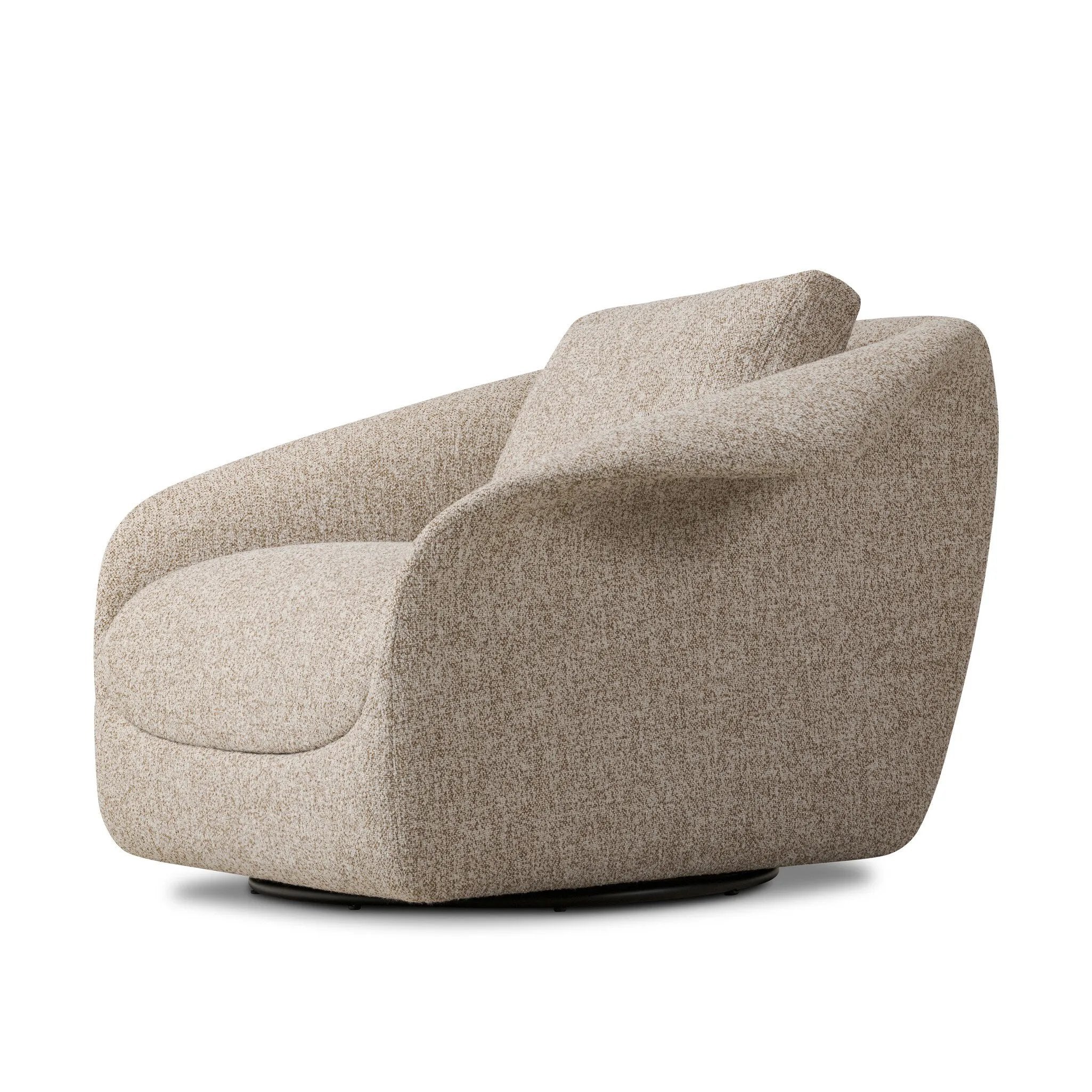 Featuring Ezra Yuma Dove Swivel Chair by Four Hands at Amethyst Home. The Ezra Yuma Dove Swivel Chair is a versatile and functional addition to any space. With the ability to rotate 360 degrees, this chair offers ease of movement and added convenience. The sleek design and dove-colored upholstery make it a stylish and timeless piece for any room.
Overall D. Amethyst Home provides interior design, new home construction design consulting, vintage area rugs, and lighting in the Scottsdale metro area.