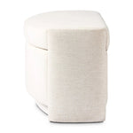 Snow-white performance fabric covers this demilune-shaped trunk for a soft, modern look. Crypton® performance fabric is specially engineered for protection against stains, moisture and odor.As enthusiasts of modern aesthetics at Amethyst, we love the designer inspired Faith Trunk - Crypton Nomad Snow. Amethyst Home provides interior design, new home construction design consulting, vintage area rugs, and lighting in the Alpharetta metro area.