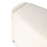 Snow-white performance fabric covers this demilune-shaped trunk for a soft, modern look. Crypton® performance fabric is specially engineered for protection against stains, moisture and odor.As enthusiasts of modern aesthetics at Amethyst, we love the designer inspired Faith Trunk - Crypton Nomad Snow. Amethyst Home provides interior design, new home construction design consulting, vintage area rugs, and lighting in the Kansas City metro area.