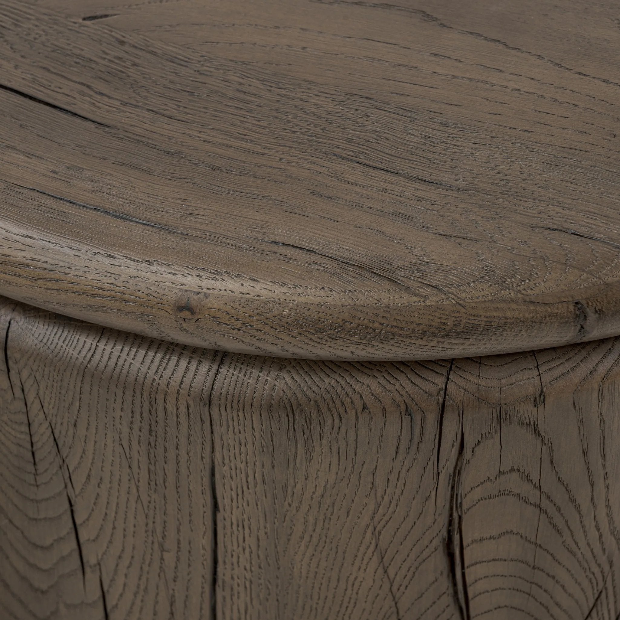Featuring Falco Grey Reclaimed French Oak Nesting Table by Four Hands at Amethyst Home. A organically shapely coffee table made from solid reclaimed French oak. Designed in partnership with longtime Four Hands collaborator Thomas Bina and Brazilian designer Ronald Sasson.SmallOverall Dimensions: 47.50"w x 44.75"d x 11.25"hWeight: 79.37 lbsLargeOverall Dime. Amethyst Home provides interior design, new home construction design consulting, vintage area rugs, and lighting in the Alpharetta metro area.