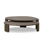 Featuring Falco Grey Reclaimed French Oak Nesting Table by Four Hands at Amethyst Home. Inspired by Brazilian midcentury, a set of shapely nesting tables pairs bases of solid reclaimed French oak. Designed in partnership with longtime Four Hands collaborator Thomas Bina and Brazilian designer Ronald Sasson.Overall Dimensions: 65.00"w x 53.00"d x 14.00"hWei. Amethyst Home provides interior design, new home construction design consulting, vintage area rugs, and lighting in the Des Moines metro area.