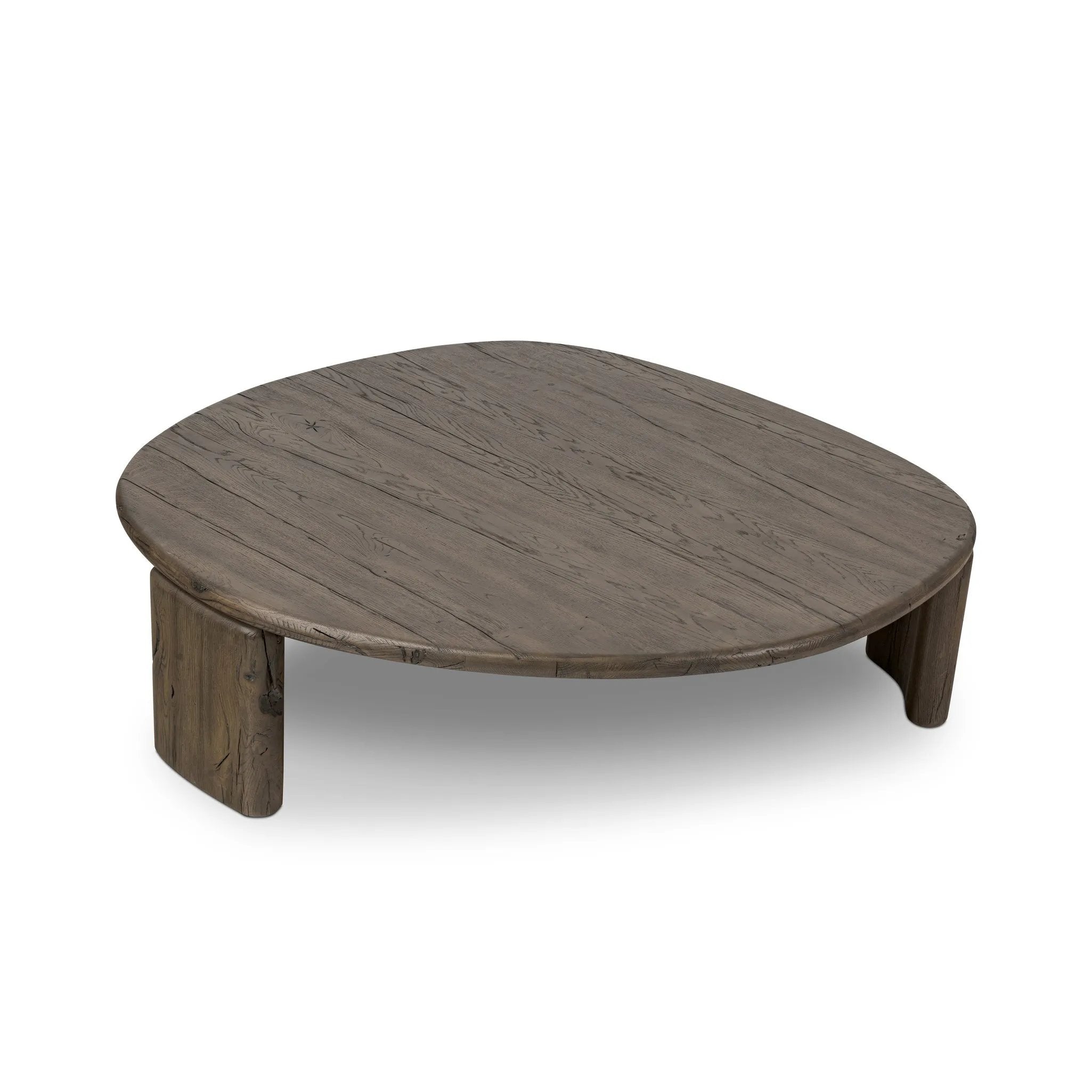 Featuring Falco Grey Reclaimed French Oak Nesting Table by Four Hands at Amethyst Home. A organically shapely coffee table made from solid reclaimed French oak. Designed in partnership with longtime Four Hands collaborator Thomas Bina and Brazilian designer Ronald Sasson.SmallOverall Dimensions: 47.50"w x 44.75"d x 11.25"hWeight: 79.37 lbsLargeOverall Dim. Amethyst Home provides interior design, new home construction design consulting, vintage area rugs, and lighting in the Los Angeles metro area.