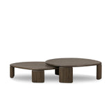 Featuring Falco Grey Reclaimed French Oak Nesting Table by Four Hands at Amethyst Home. Inspired by Brazilian midcentury, a set of shapely nesting tables pairs bases of solid reclaimed French oak. Designed in partnership with longtime Four Hands collaborator Thomas Bina and Brazilian designer Ronald Sasson.Overall Dimensions: 65.00"w x 53.00"d x 14.00"hWeigh. Amethyst Home provides interior design, new home construction design consulting, vintage area rugs, and lighting in the Monterey metro area.