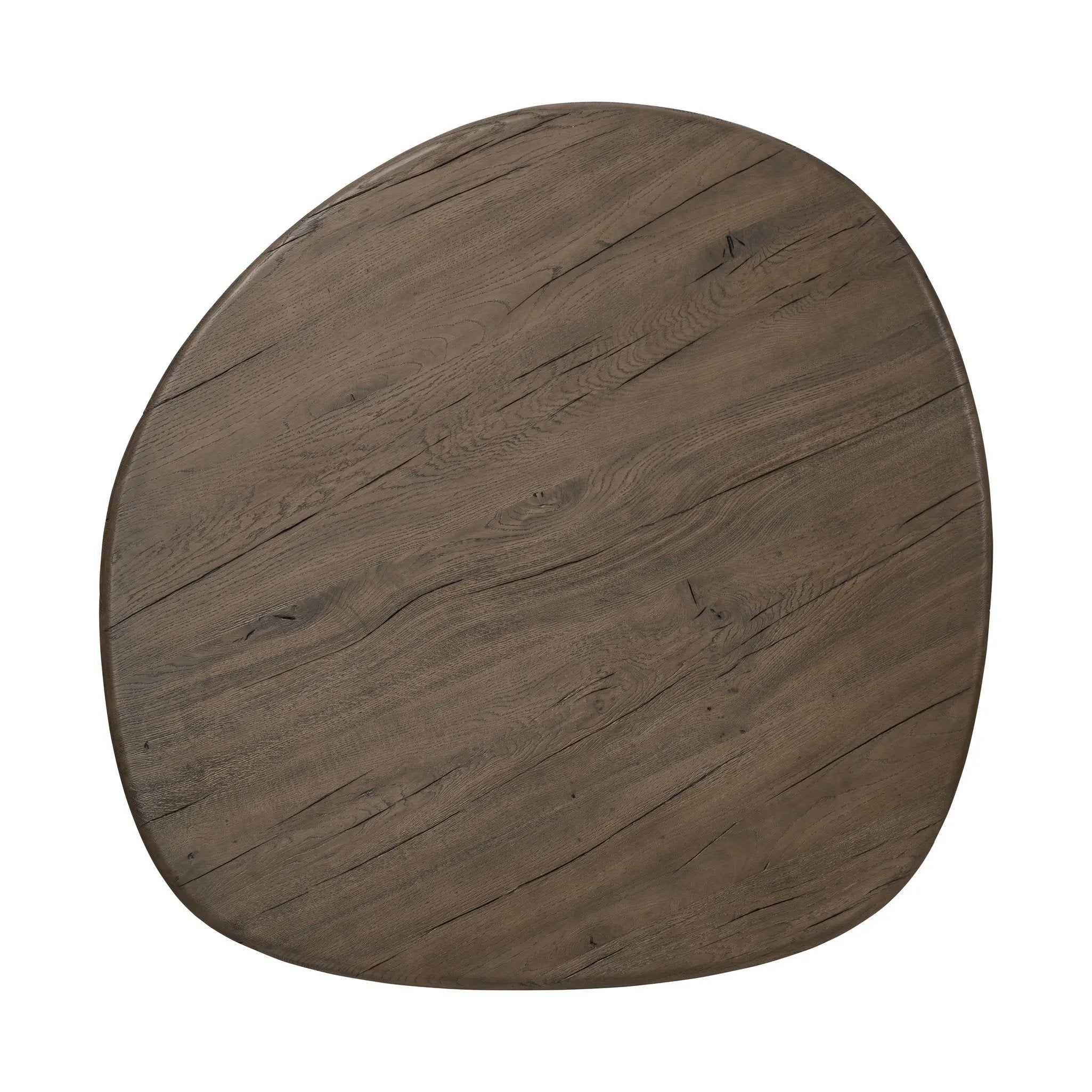 Featuring Falco Grey Reclaimed French Oak Nesting Table by Four Hands at Amethyst Home. A organically shapely coffee table made from solid reclaimed French oak. Designed in partnership with longtime Four Hands collaborator Thomas Bina and Brazilian designer Ronald Sasson.SmallOverall Dimensions: 47.50"w x 44.75"d x 11.25"hWeight: 79.37 lbsLargeOverall Dimens. Amethyst Home provides interior design, new home construction design consulting, vintage area rugs, and lighting in the Monterey metro area.