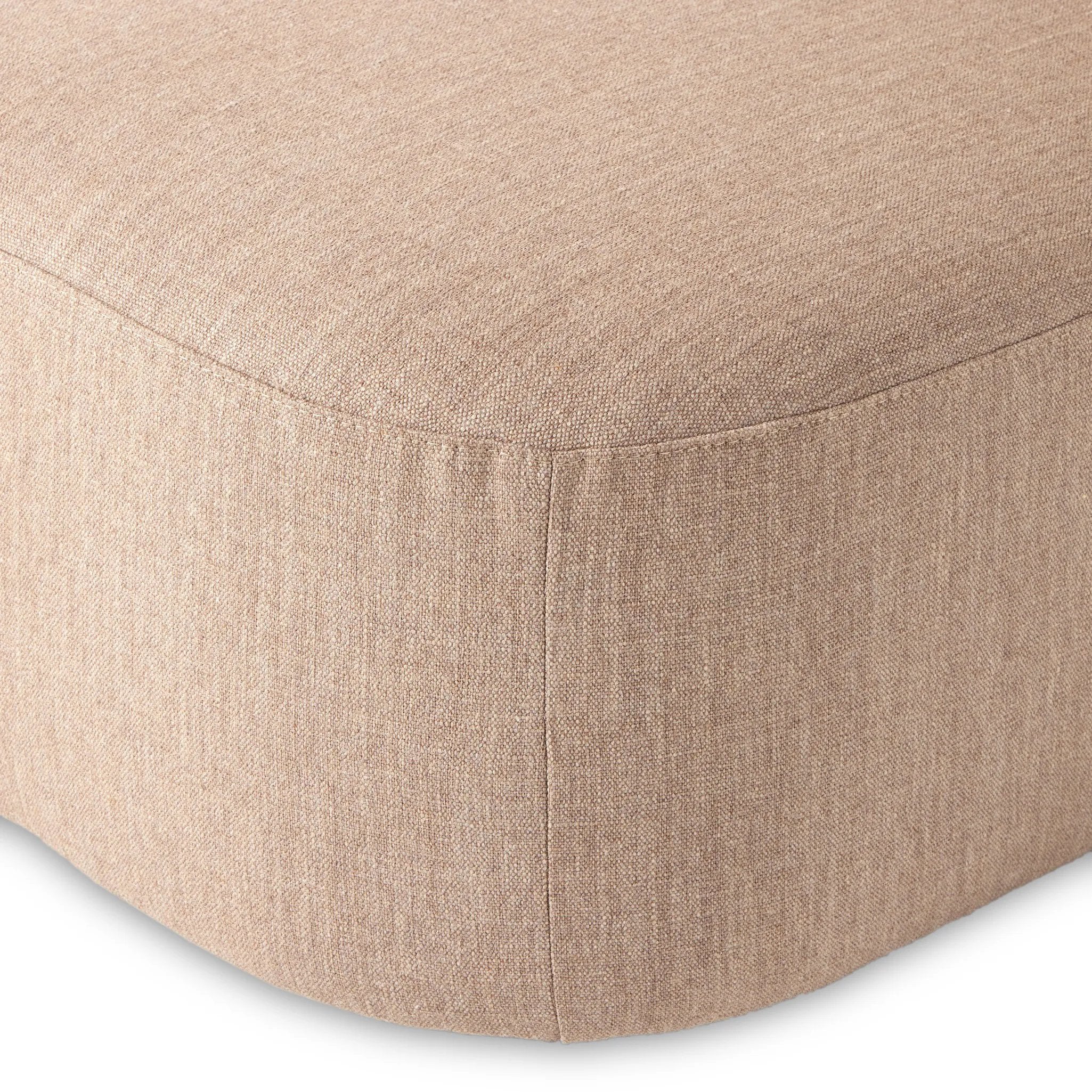 Featuring Farrah Alcala Fawn Chaise Lounge by Four Hands at Amethyst Home. Overall Dimensions: 39.00"w x 58.50"d x 33.50"hWeight : 81.57 lbsMaterials: 70% Polyester, 20% Viscose (Rayon), 10% Flax/Linen, Pine Plywood, Solid Pine. Amethyst Home provides interior design, new home construction design consulting, vintage area rugs, and lighting in the Alpharetta metro area.