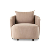 Featuring Farrah Alcala Fawn Chaise Lounge by Four Hands at Amethyst Home. Overall Dimensions: 39.00"w x 58.50"d x 33.50"hWeight : 81.57 lbsMaterials: 70% Polyester, 20% Viscose (Rayon), 10% Flax/Linen, Pine Plywood, Solid Pine. Amethyst Home provides interior design, new home construction design consulting, vintage area rugs, and lighting in the Winter Garden metro area.