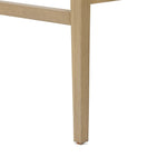 Featuring Ferris Palermo Cigar Bar + Counter Stool by Four Hands at Amethyst Home. Perfectly sized for the counter, black-finished parawood frames squared seating of high-performance fabric, with black top-grain leather backing. Performance fabrics are specially created to withstand spills, stains, high traffic and wear, ensuring long-term comfort and unma. Amethyst Home provides interior design, new home construction design consulting, vintage area rugs, and lighting in the Des Moines metro area.