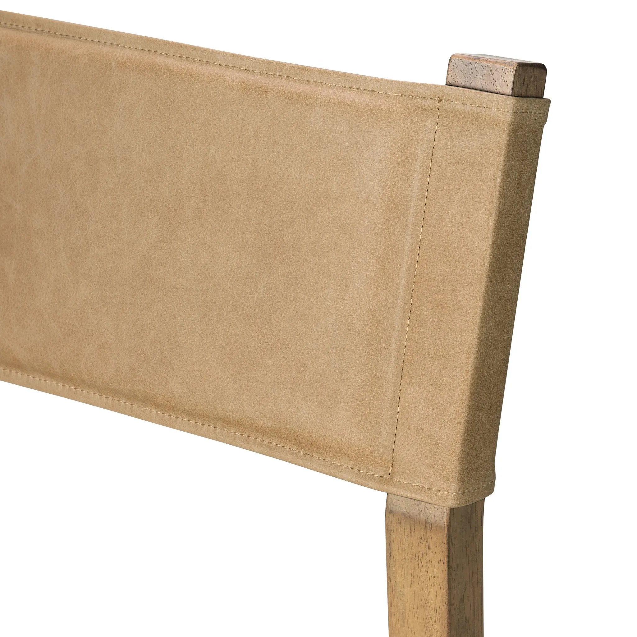 Featuring Ferris Thames Cream Bar + Counter Stool by Four Hands at Amethyst Home. Perfectly sized for the counter, burnished parawood frames squared seating of high-performance fabric, with beige top-grain leather backing. Performance fabrics are specially created to withstand spills, stains, high traffic and wear, ensuring long-term comfort and unmatched d. Amethyst Home provides interior design, new home construction design consulting, vintage area rugs, and lighting in the Calabasas metro area.