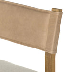 Featuring Ferris Thames Cream Bar + Counter Stool by Four Hands at Amethyst Home. Perfectly sized for the counter, burnished parawood frames squared seating of high-performance fabric, with beige top-grain leather backing. Performance fabrics are specially created to withstand spills, stains, high traffic and wear, ensuring long-term comfort and unmatched . Amethyst Home provides interior design, new home construction design consulting, vintage area rugs, and lighting in the Des Moines metro area.
