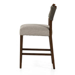 Featuring Ferris Tulsa Ink Bar + Counter Stool by Four Hands at Amethyst Home. Perfectly sized for the counter, dark-finished parawood frames squared seating of high-performance fabric, with top-grain leather backing. Performance fabrics are specially created to withstand spills, stains, high traffic and wear, ensuring long-term comfort and unmatched dur. Amethyst Home provides interior design, new home construction design consulting, vintage area rugs, and lighting in the Laguna Beach metro area.