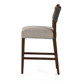 Featuring Ferris Tulsa Ink Bar + Counter Stool by Four Hands at Amethyst Home. Perfectly sized for the counter, dark-finished parawood frames squared seating of high-performance fabric, with top-grain leather backing. Performance fabrics are specially created to withstand spills, stains, high traffic and wear, ensuring long-term comfort and unmatched dur. Amethyst Home provides interior design, new home construction design consulting, vintage area rugs, and lighting in the Laguna Beach metro area.