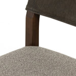 Featuring Ferris Tulsa Ink Bar + Counter Stool by Four Hands at Amethyst Home. Perfectly sized for the counter, dark-finished parawood frames squared seating of high-performance fabric, with top-grain leather backing. Performance fabrics are specially created to withstand spills, stains, high traffic and wear, ensuring long-term comfort and unmatched durabil. Amethyst Home provides interior design, new home construction design consulting, vintage area rugs, and lighting in the Monterey metro area.