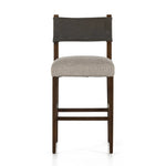 Featuring Ferris Tulsa Ink Bar + Counter Stool by Four Hands at Amethyst Home. Perfectly sized for the counter, dark-finished parawood frames squared seating of high-performance fabric, with top-grain leather backing. Performance fabrics are specially created to withstand spills, stains, high traffic and wear, ensuring long-term comfort and unmatched durab. Amethyst Home provides interior design, new home construction design consulting, vintage area rugs, and lighting in the Scottsdale metro area.
