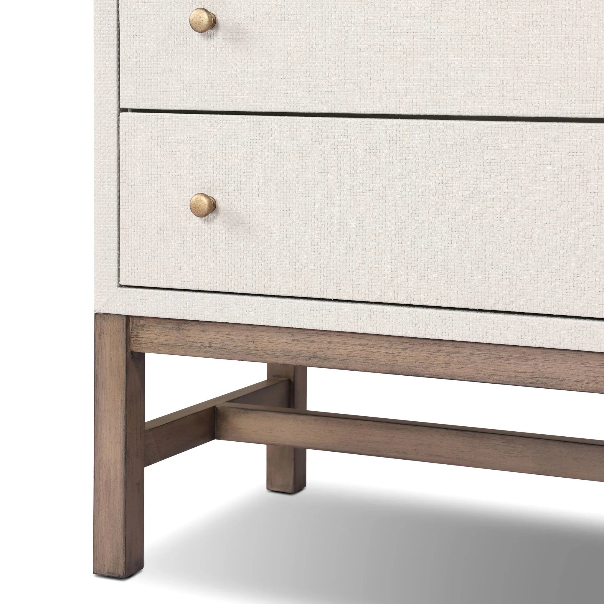 Featuring Fiona Ivory Painted Raffia Nightstand by Four Hands at Amethyst Home. Transform your bedroom into a luxurious oasis with the Fiona Ivory Painted Raffia Nightstand. Crafted with premium materials, this sophisticated nightstand exudes elegance and exclusivity. Its ivory painted raffia finish adds a touch of texture, making it a stunning addition to any. Amethyst Home provides interior design, new home construction design consulting, vintage area rugs, and lighting in the Boston metro area.