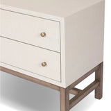 Featuring Fiona Ivory Painted Raffia Nightstand by Four Hands at Amethyst Home. Transform your bedroom into a luxurious oasis with the Fiona Ivory Painted Raffia Nightstand. Crafted with premium materials, this sophisticated nightstand exudes elegance and exclusivity. Its ivory painted raffia finish adds a touch of texture, making it a stunning addition to any. Amethyst Home provides interior design, new home construction design consulting, vintage area rugs, and lighting in the Dallas metro area.