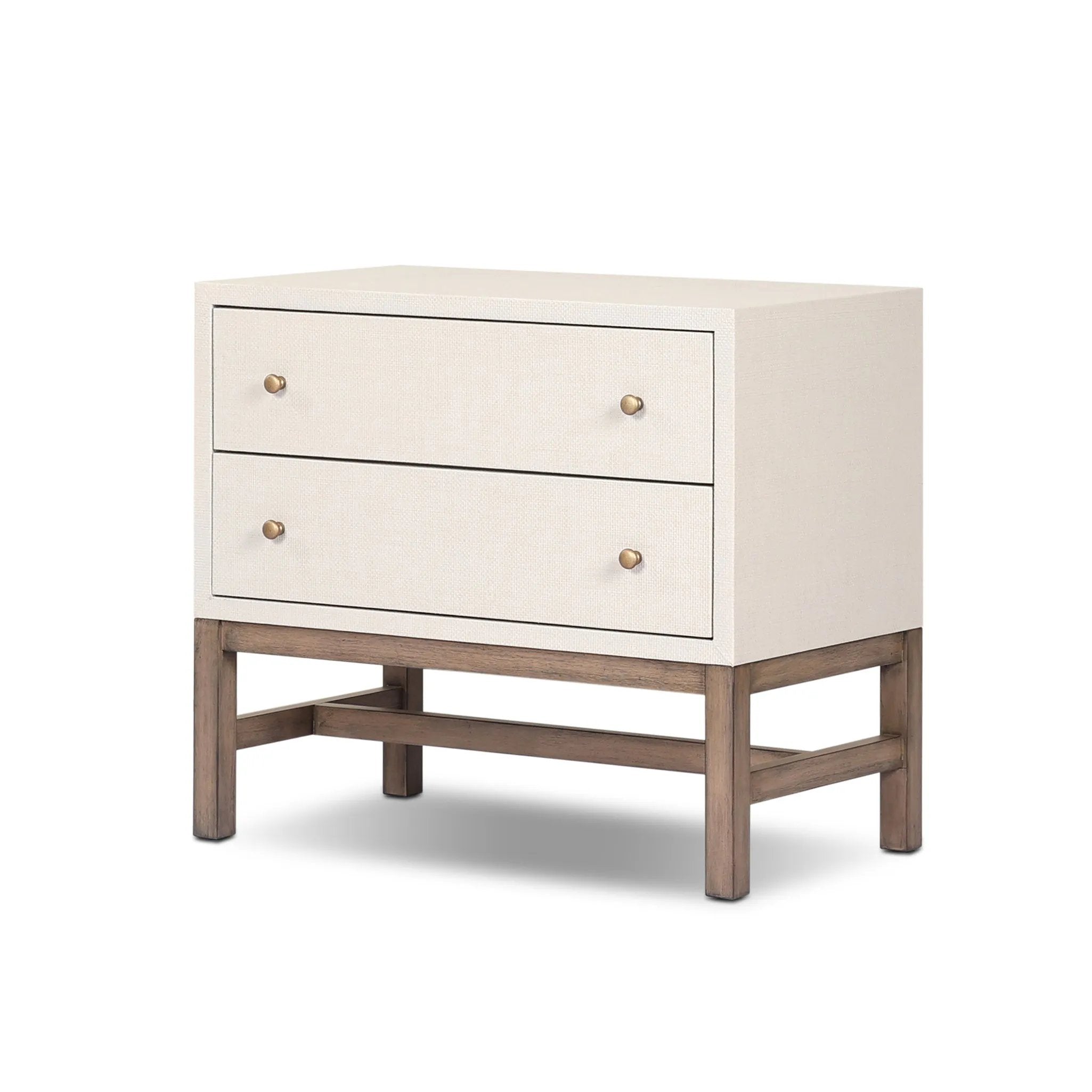 Featuring Fiona Ivory Painted Raffia Nightstand by Four Hands at Amethyst Home. Transform your bedroom into a luxurious oasis with the Fiona Ivory Painted Raffia Nightstand. Crafted with premium materials, this sophisticated nightstand exudes elegance and exclusivity. Its ivory painted raffia finish adds a touch of texture, making it a stunning addition to a. Amethyst Home provides interior design, new home construction design consulting, vintage area rugs, and lighting in the Portland metro area.