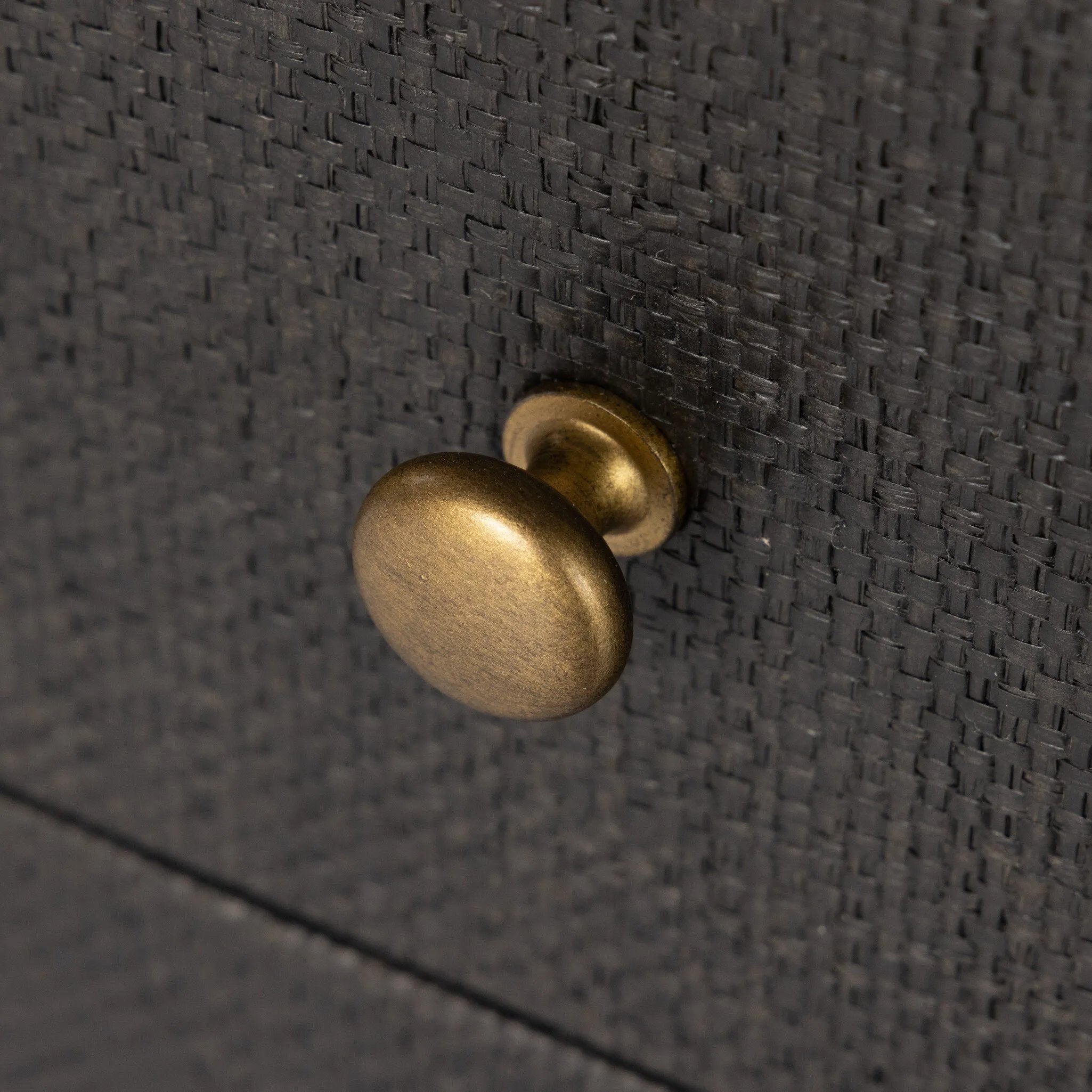 Featuring Fiona Russet Mahogany 6 Drawer Dresser by Four Hands at Amethyst Home. Woven black raffia offers a texture-driven take on bedroom storage. Antique brass-finished iron hardware adorns six spacious drawers, all supported by a solid mahogany base.Overall Dimensions: 62.00"w x 17.00"d x 34.00"hWeight : 181.22 lbsMaterials : Solid Mahogany, Sugar Palm,. Amethyst Home provides interior design, new home construction design consulting, vintage area rugs, and lighting in the San Diego metro area.