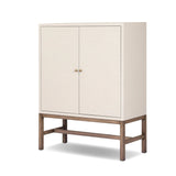 Featuring Fiona Russet Mahogany Bar Cabinet by Four Hands at Amethyst Home. Overall Dimensions: 40.00"w x 18.00"d x 52.00"hWeight : 157.63 lbsMaterials: Solid Mahogany, Iron, Sugar Palm. Amethyst Home provides interior design, new home construction design consulting, vintage area rugs, and lighting in the Charlotte metro area.