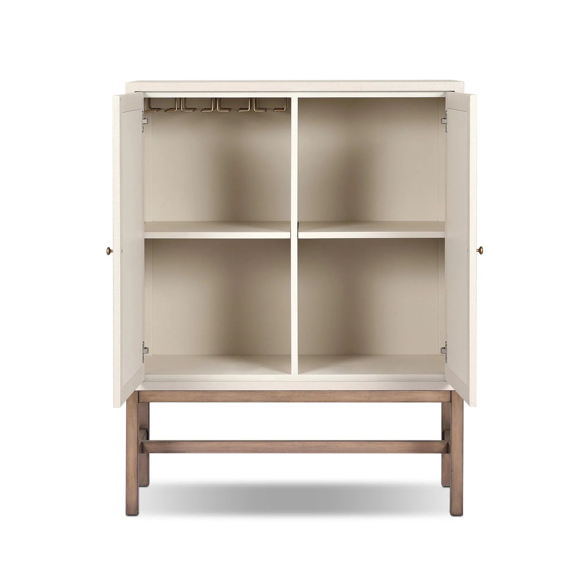 Featuring Fiona Russet Mahogany Bar Cabinet by Four Hands at Amethyst Home. Overall Dimensions: 40.00"w x 18.00"d x 52.00"hWeight : 157.63 lbsMaterials: Solid Mahogany, Iron, Sugar Palm. Amethyst Home provides interior design, new home construction design consulting, vintage area rugs, and lighting in the Omaha metro area.