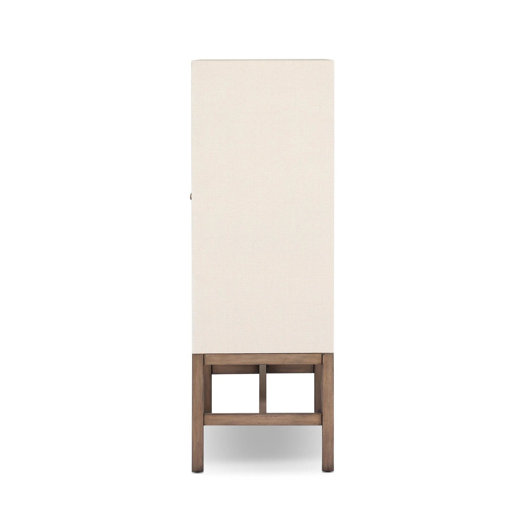 Featuring Fiona Russet Mahogany Bar Cabinet by Four Hands at Amethyst Home. Overall Dimensions: 40.00"w x 18.00"d x 52.00"hWeight : 157.63 lbsMaterials: Solid Mahogany, Iron, Sugar Palm. Amethyst Home provides interior design, new home construction design consulting, vintage area rugs, and lighting in the Portland metro area.