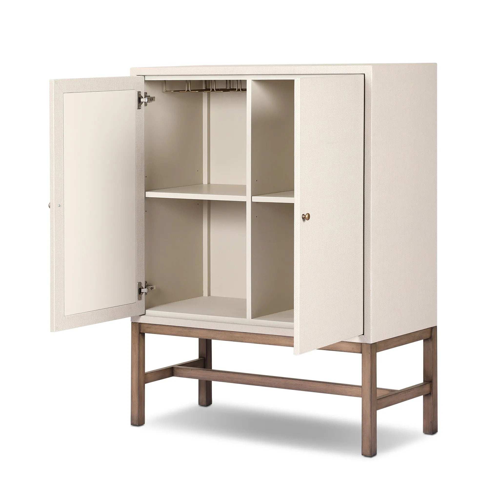 Featuring Fiona Russet Mahogany Bar Cabinet by Four Hands at Amethyst Home. Overall Dimensions: 40.00"w x 18.00"d x 52.00"hWeight : 157.63 lbsMaterials: Solid Mahogany, Iron, Sugar Palm. Amethyst Home provides interior design, new home construction design consulting, vintage area rugs, and lighting in the Winter Garden metro area.