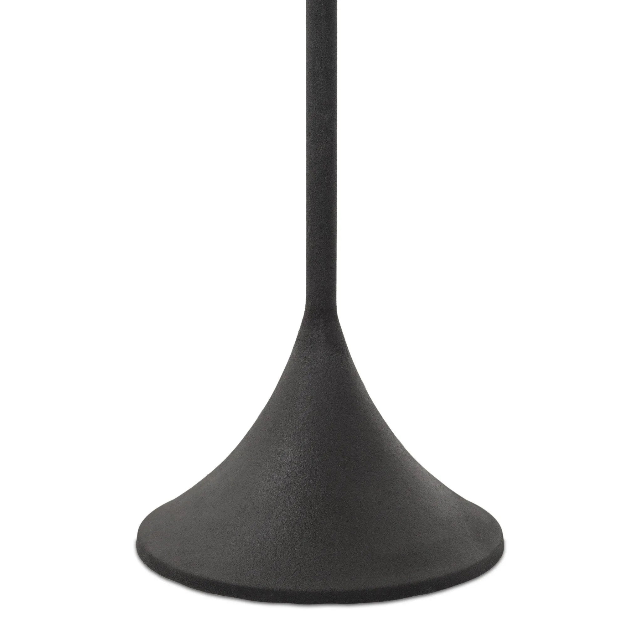 Textures and deep hues unite for this floor lamp's beautiful glow. The scalloped shade features a creamy white canvas exterior covering an antiqued brass interior, and wrought iron pull chains adjust each lightbulb in Baroque-era form Amethyst Home provides interior design, new home construction design consulting, vintage area rugs, and lighting in the Monterey metro area.