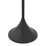 Textures and deep hues unite for this floor lamp's beautiful glow. The scalloped shade features a dark canvas exterior covering an antiqued brass interior, and wrought iron pull chains adjust each lightbulb in Baroque-era form Amethyst Home provides interior design, new home construction design consulting, vintage area rugs, and lighting in the Omaha metro area.