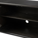 Large cylinder framework defines this oak sideboard with a warm oak finish. Curved lines add softness, while delicate hardwar
